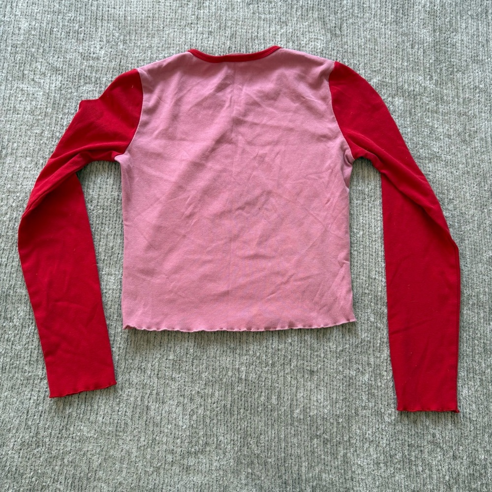 Dolls Kill X Strawberry Shortcake Graphic Baby Tee Pink Y2K Crop Top XS - Picture 3 of 8
